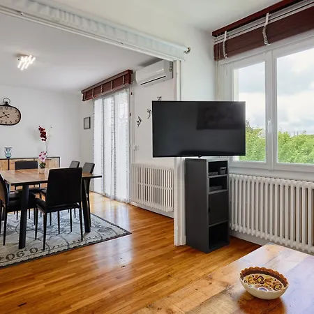 Les Hirondelles - 2 Chambres, 3 Lits, Climatisation Et Balcon Bourg-en-Bresse Exterior foto