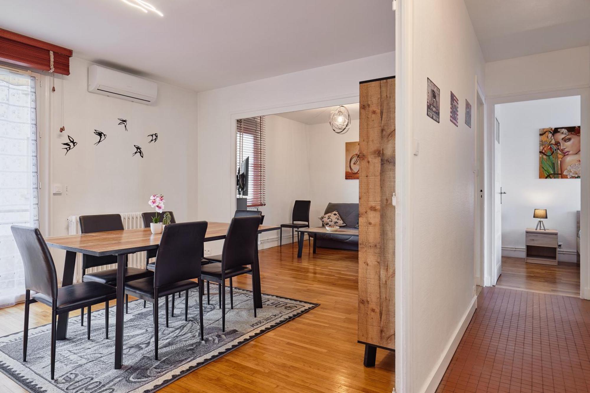 Les Hirondelles - 2 Chambres, 3 Lits, Climatisation Et Balcon Appartement